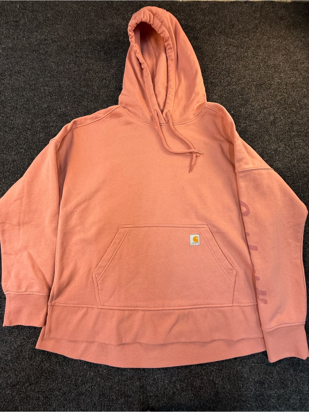 Medium oversized women’s Carhartt hoodie